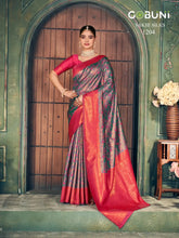 GOBUNI Sarees With Zari Silk Showcase Exquisite Craftsmanship Through Their Detailed Zari