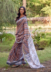 SR Sarees Made From Pure Linen Offer A Blend Of Traditional Elegance And Modern Comfort