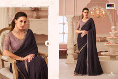 The Fashion Hub Offers Sarees Crafted From Premium Georgette Fabric Known For Its Lightweight And Flowing Texture