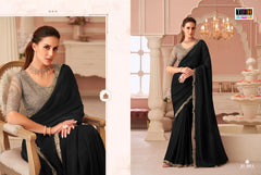 The Fashion Hub Offers Sarees Crafted From Premium Georgette Fabric Known For Its Lightweight And Flowing Texture