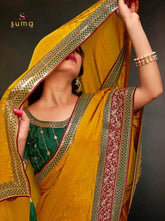 Suma Designer Sarees With Satin Blend Elegance And Comfort Featuring Smooth Satin Fabric