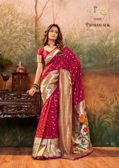 Rajpath Fabrics Presents Sarees Made From Pure Paithani SIlk Celebrated For Their Exceptional Craftsmanship