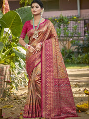 Bunawat Sarees Crafted From Premium Dharmavaram silk Showcase Exceptional Craftsmanship