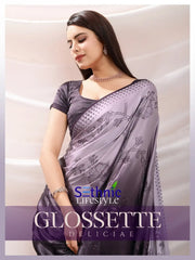 SETHNIC Sarees Crafted From Shaded Japan Satin Combine Exquisite Craftsmanship