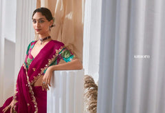 Kimora Sarees Crafted From Pure Fancy Tissue Fabric Offer A Luxurious Drape And Subtle Sheen