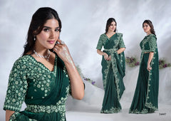 Mahotsav Sarees Crafted From Crepe Satin Silk Combine Luxurious Texture With Elegant Drape