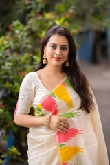 White Designer Weaving Jacquard Banarasi Soft Silk Traditional Saree - sareeswholesalers
