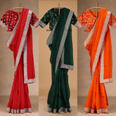 KD Deginerr Embellished Chiffon Saree Collection – Elegant and Stunning Designs