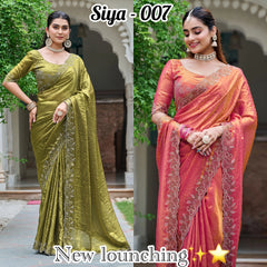 SIYA CREATION Presents Sarees Made From Pure Fendy Silk Known For Its Exceptional Quality