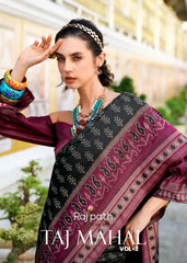 Rajpath Fabrics Presents Sarees Made From Soft Ikkat Silk Showcasing Expert Craftsmanship