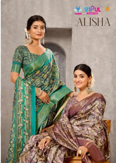 Vipul Sarees Feature Exquisite Silk Weaving Borders That Enhance Their Elegance