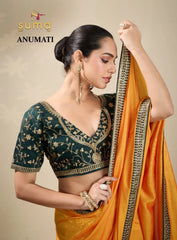 SUMA DESIGNER Sarees With Vichitra Fabric Offer A Unique Blend Of Elegance And Comfort