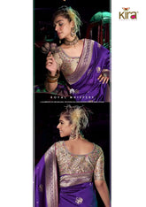 Kira Sarees Showcase Exquisite Pure Silk Fabric Enhanced By A 3D Woven Pallu