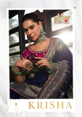 Kira Sarees Showcase The Luxurious Softness Of Dola Viscous Silk Enhanced By A 3D Weaved Pallu