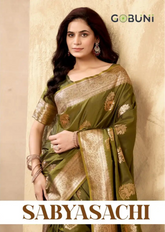 GOBUNI Sarees Showcase Exquisite Craftsmanship With Their Rich Pallu Silk Design Enhanced