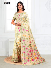 AstitA Gulbahar Floral Printed Saree Collection – Elegant and Vibrant Designs