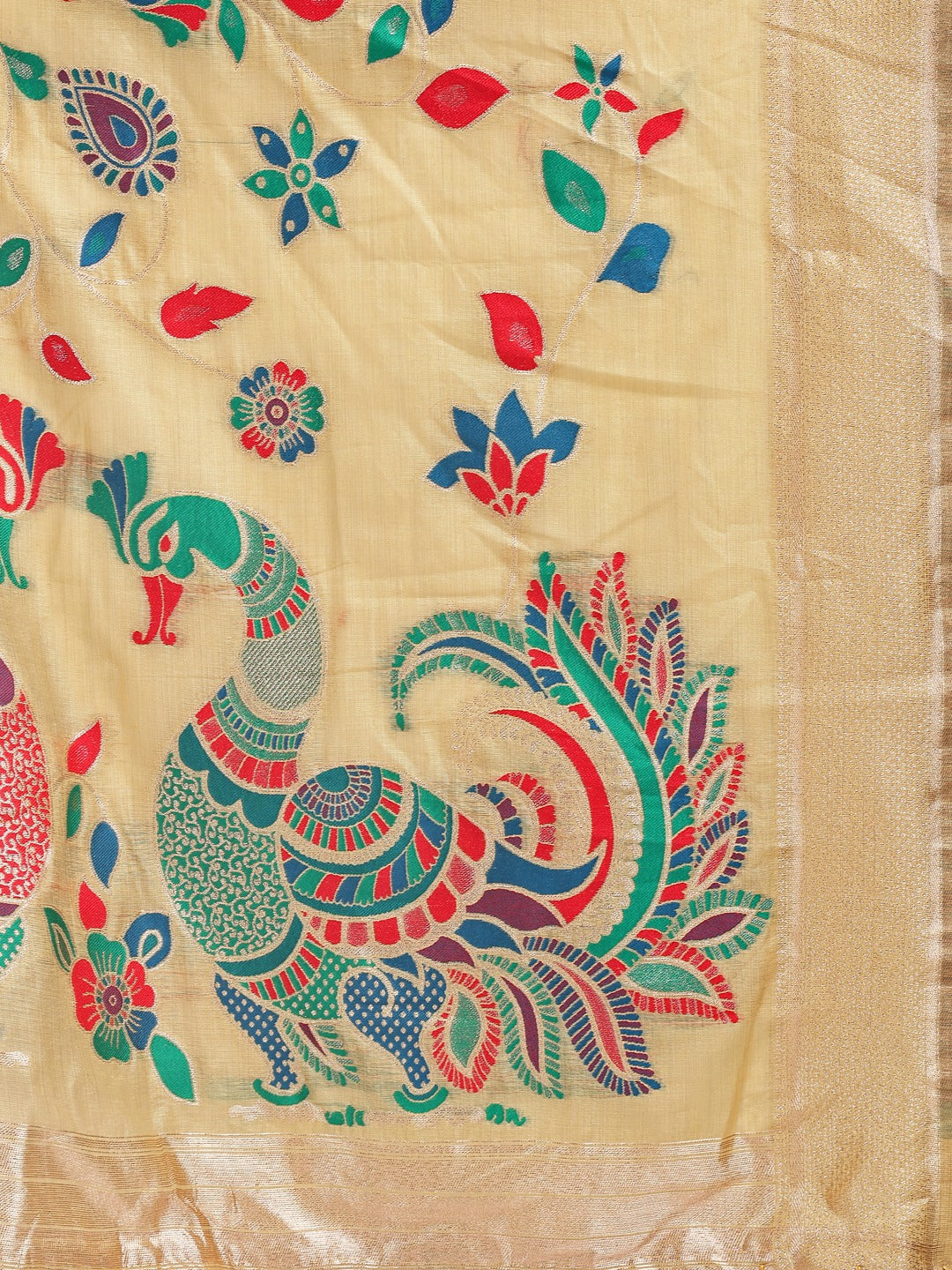 ASTITA Designer Silk Saree Collection with Beautiful Peacock Embroidery