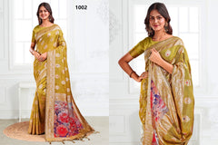 ASTITA Classic Floral Silk Saree Collection