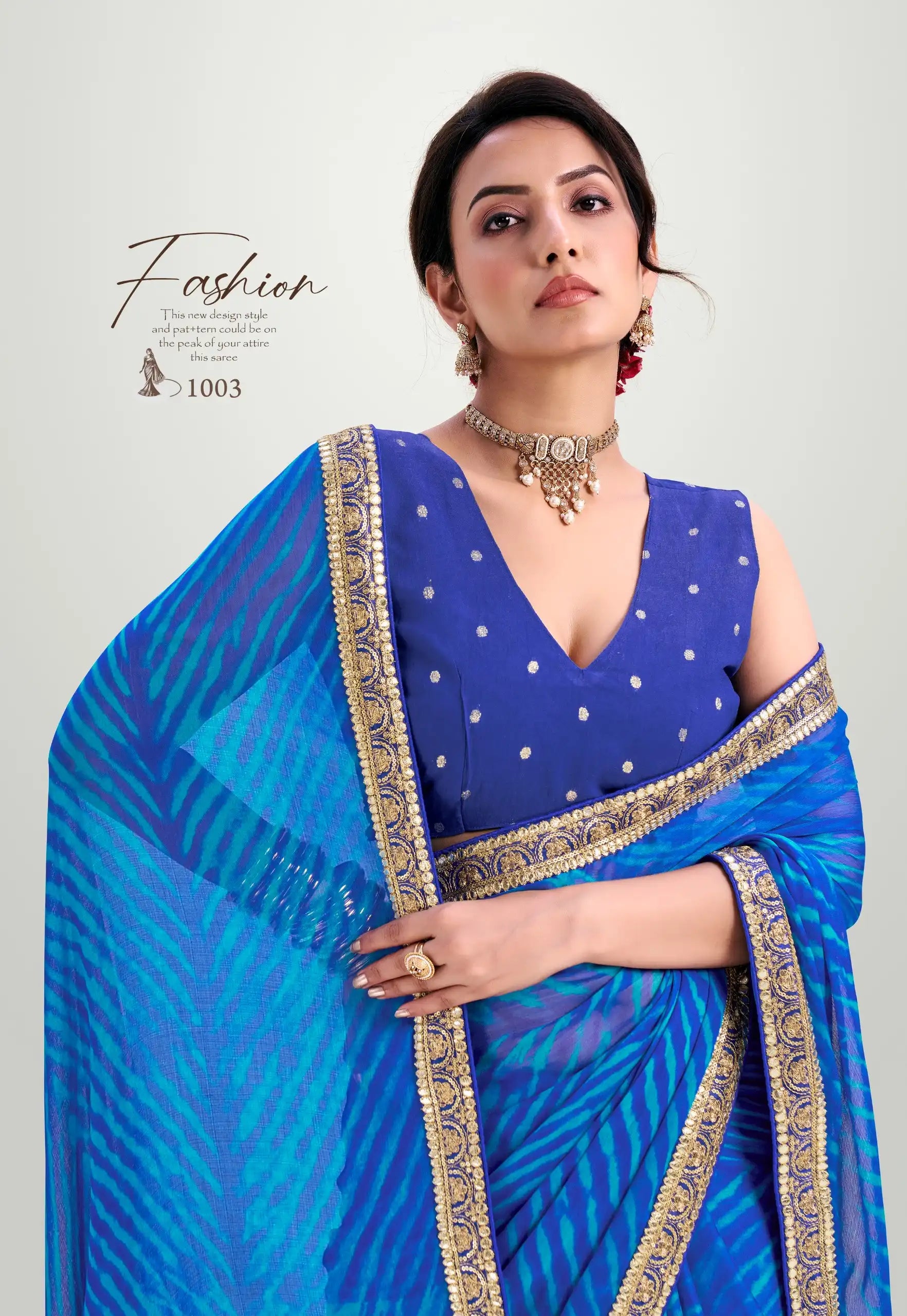 Stavan Sarees Feature A Silky Fabric That Drapes Gracefully Providing Both Comfort And Elegance