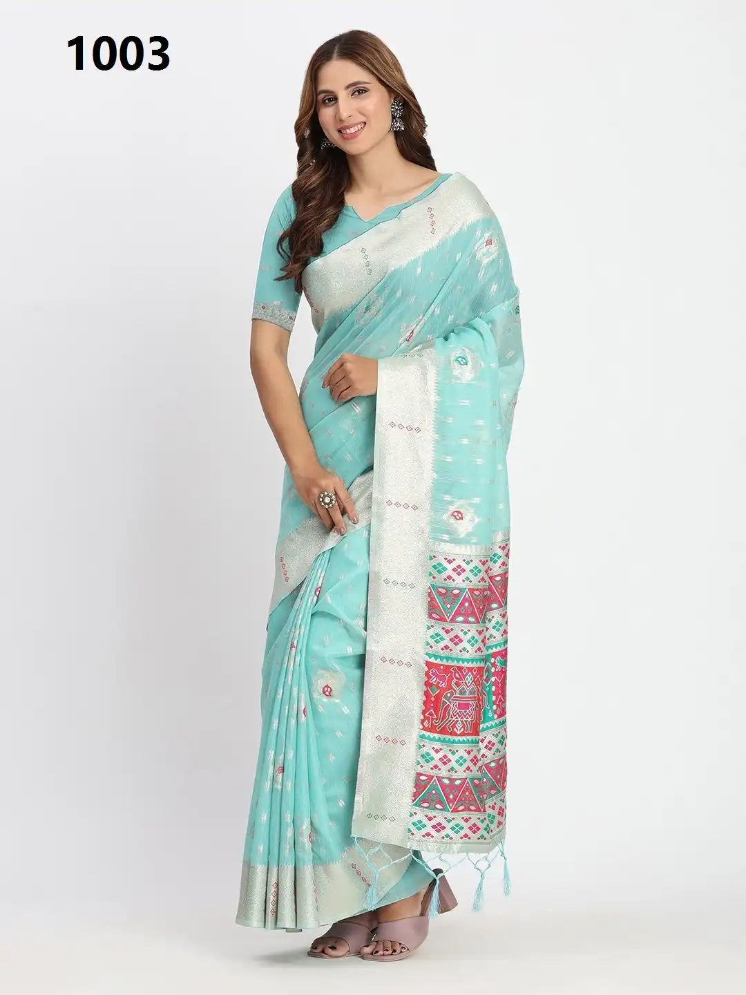 ASTITA Sarees Crafted From Linen Cotton Combine Traditional Elegance With Modern Comfort