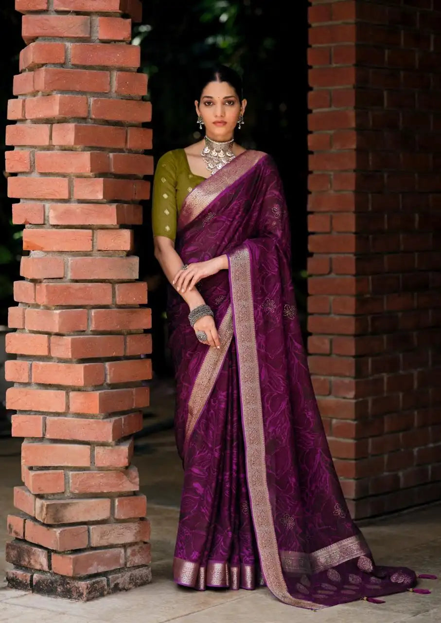 Stavan Sarees Crafted From Moss Georgette Offer A Perfect Blend Of Elegance And Comfort