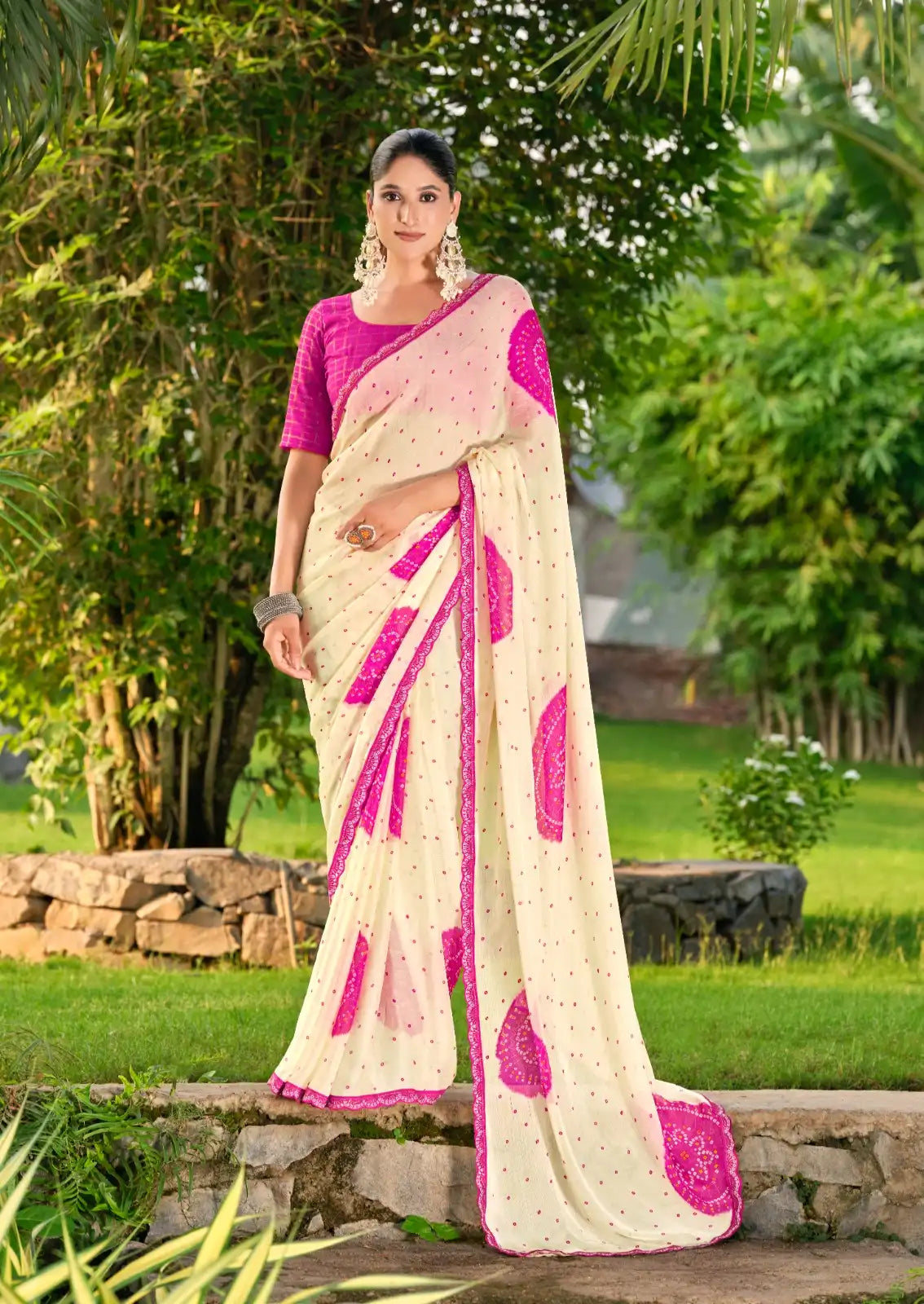 Stavan Sarees Crafted From Fancy Chiffon Combine Lightweight Comfort With Exquisite Style