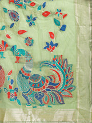 ASTITA Designer Silk Saree Collection with Beautiful Peacock Embroidery