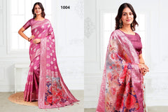 ASTITA Classic Floral Silk Saree Collection