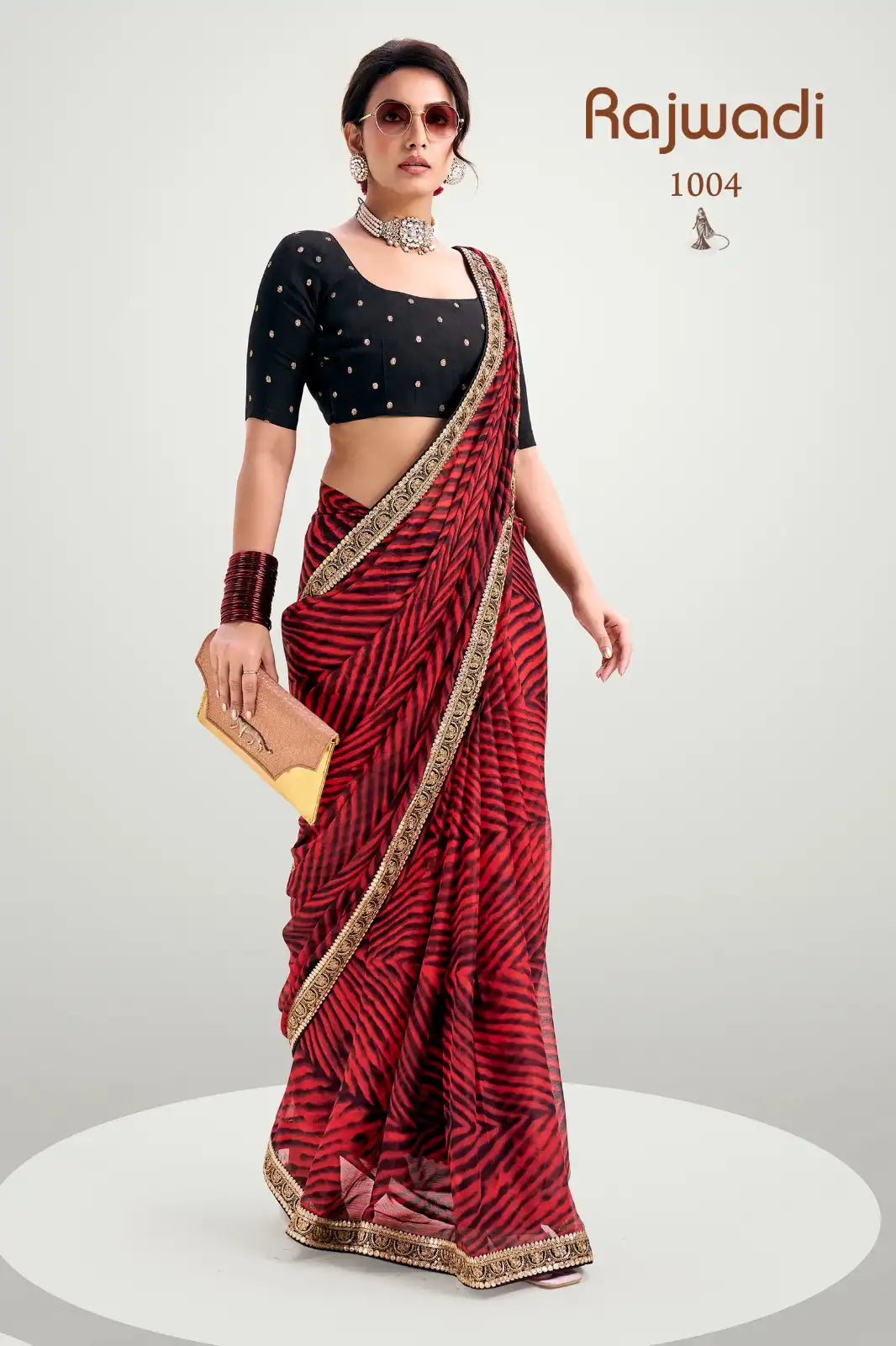 Stavan Sarees Feature A Silky Fabric That Drapes Gracefully Providing Both Comfort And Elegance