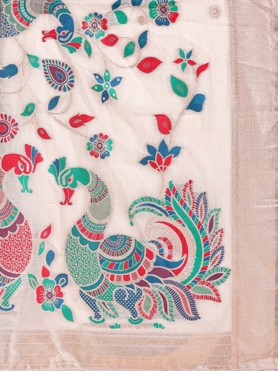 ASTITA Designer Silk Saree Collection with Beautiful Peacock Embroidery