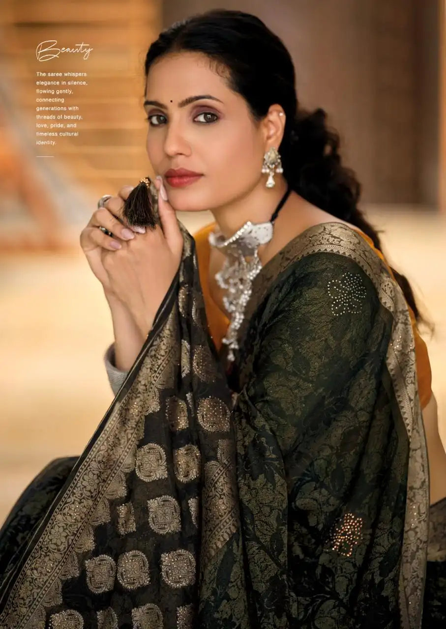 Stavan Sarees Crafted From Moss Georgette Offer A Perfect Blend Of Elegance And Comfort