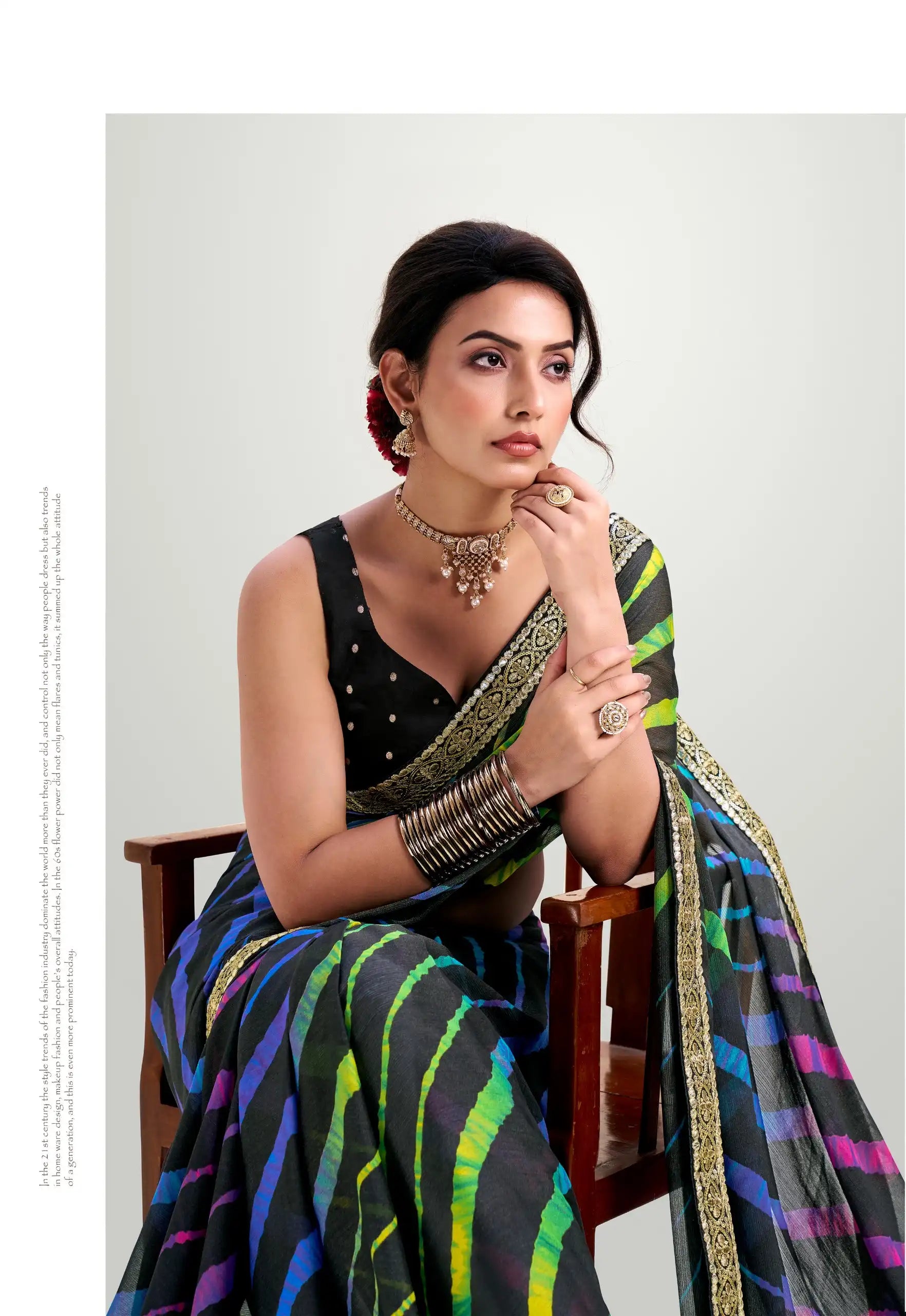 Stavan Sarees Feature A Silky Fabric That Drapes Gracefully Providing Both Comfort And Elegance