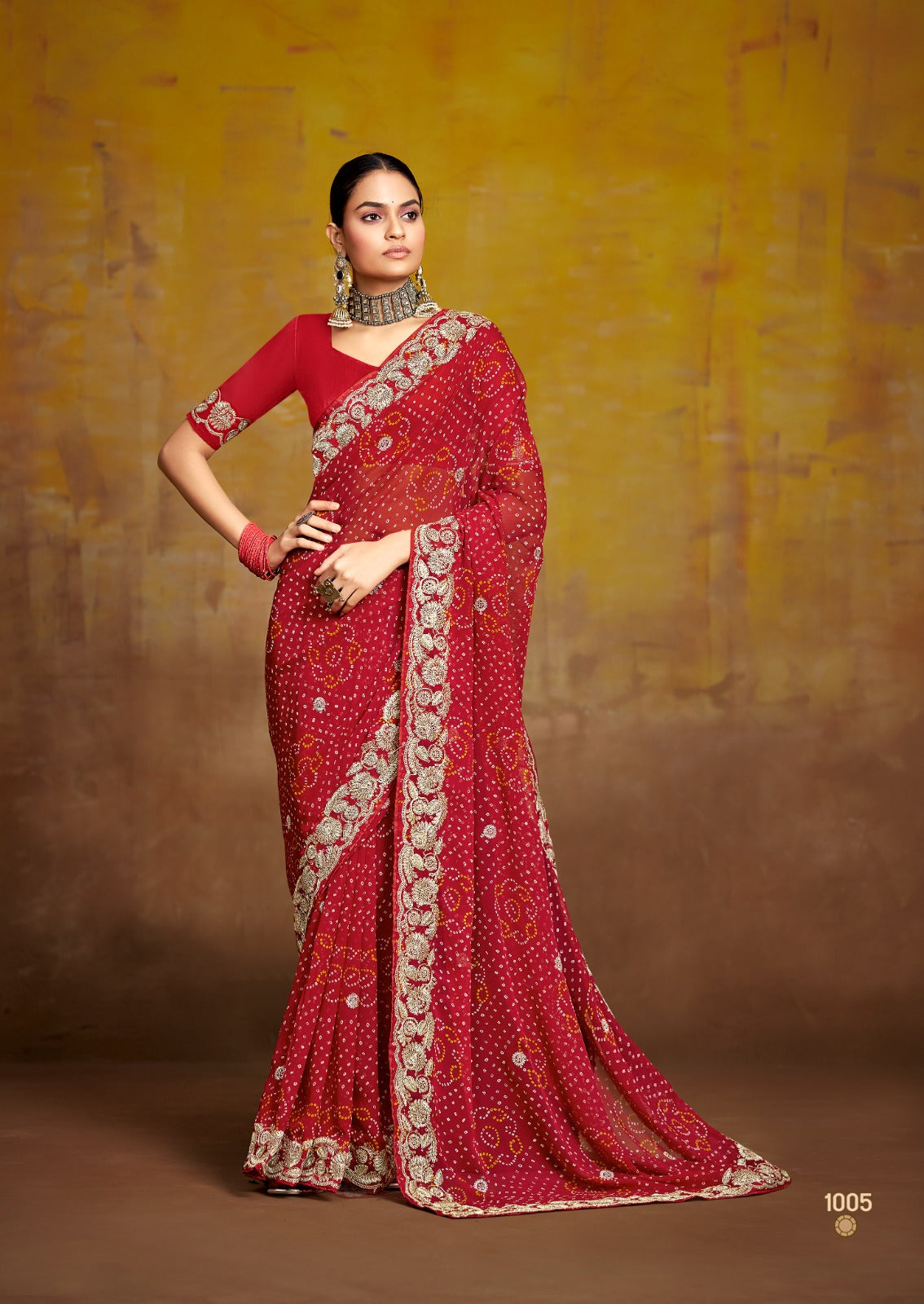 Stavan PITHA EMBROIDERY WORK Sarees