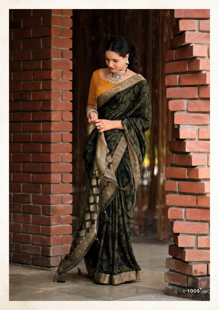 Stavan Sarees Crafted From Moss Georgette Offer A Perfect Blend Of Elegance And Comfort