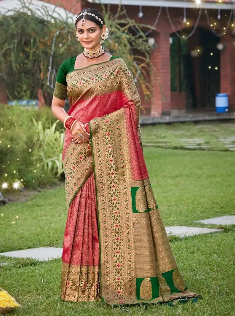Astita Sarees Showcase The Rich Heritage Of Banarasi Silk Featuring Intricate Weaving