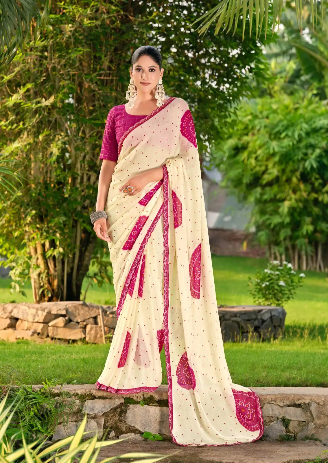 Stavan Sarees Crafted From Fancy Chiffon Combine Lightweight Comfort With Exquisite Style