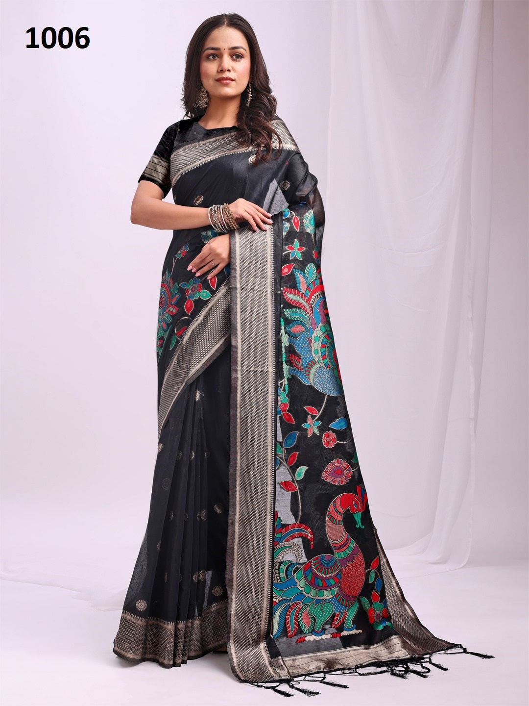 Astita Sarees With Linen Cotton and Permuim Crafted Lien Cotton