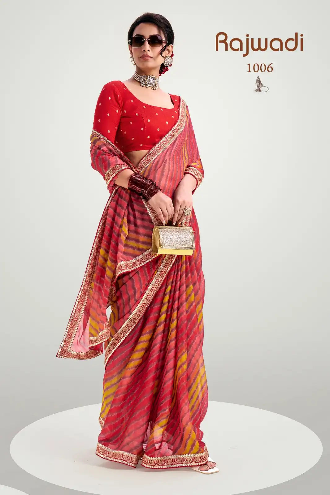 Stavan Sarees Feature A Silky Fabric That Drapes Gracefully Providing Both Comfort And Elegance