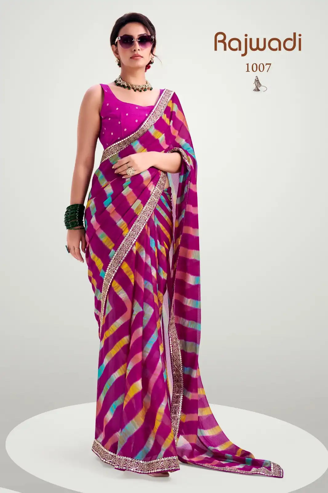 Stavan Sarees Feature A Silky Fabric That Drapes Gracefully Providing Both Comfort And Elegance
