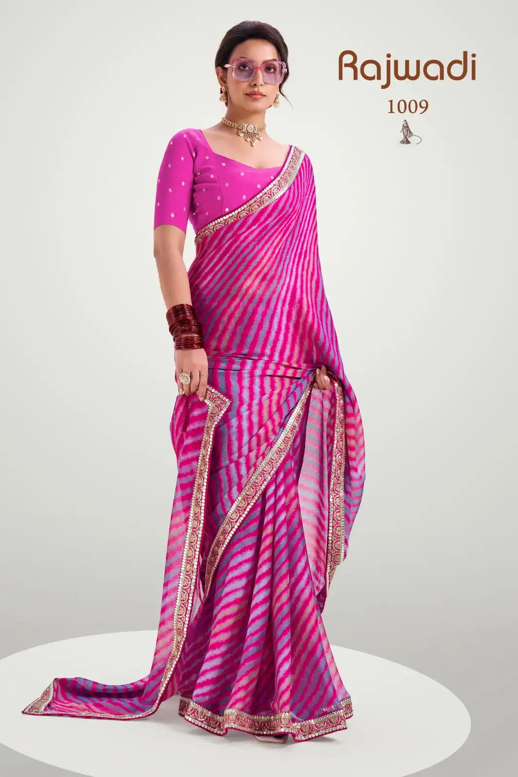 Stavan Sarees Feature A Silky Fabric That Drapes Gracefully Providing Both Comfort And Elegance