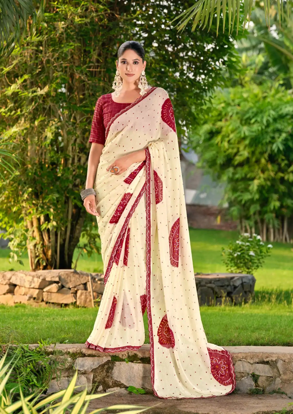 Stavan Sarees Crafted From Fancy Chiffon Combine Lightweight Comfort With Exquisite Style
