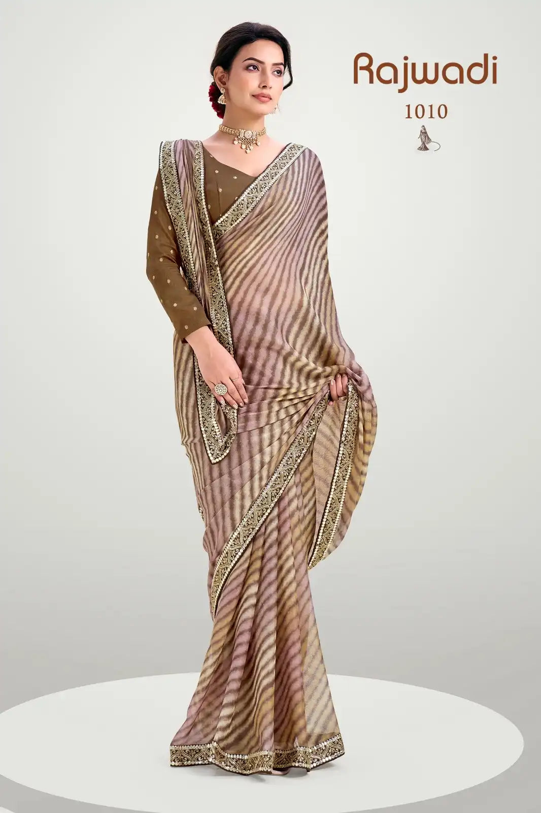Stavan Sarees Feature A Silky Fabric That Drapes Gracefully Providing Both Comfort And Elegance