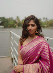 Kasturi Trendz Banarasi Soft Silk Sarees Crafted with Fine Silk