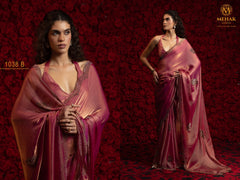 Mehek Saree crafted from luxurious satin chiffon