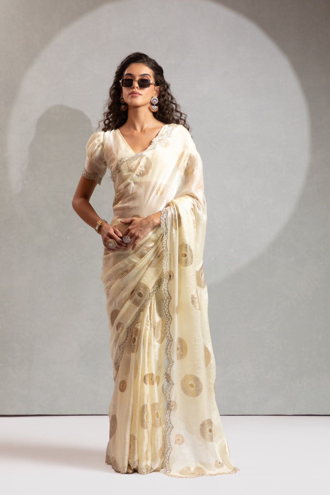 Mehek Satin Silk Sarees With Hand Work Jerquen