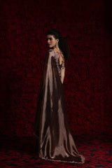 The Mehek Saree Made From Premium Tissue Chiffon Offers A Luxurious Feel with Smooth Texture