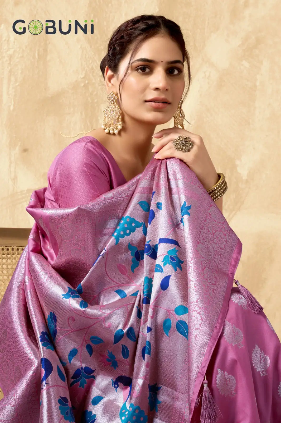 Gobuni Sarees Crafted From Shagun Silk Combine Exquisite Craftsmanship With Luxurious Fabric
