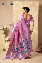 Gobuni Sarees Crafted From Shagun Silk Combine Exquisite Craftsmanship With Luxurious Fabric