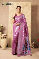 Gobuni Sarees Crafted From Shagun Silk Combine Exquisite Craftsmanship With Luxurious Fabric