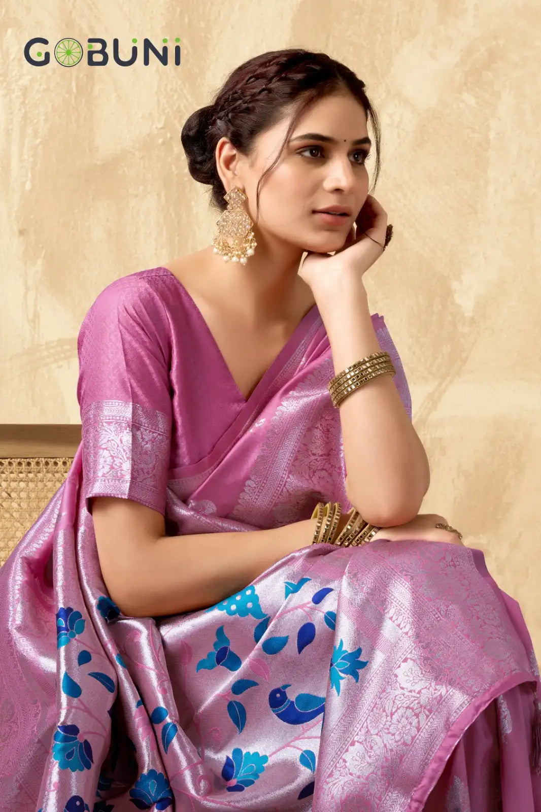 Gobuni Sarees Crafted From Shagun Silk Combine Exquisite Craftsmanship With Luxurious Fabric